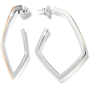 Modesi Stříbrné bicolor náušnice M26011