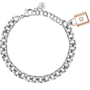 Morellato Bicolor náramek s krystalem Abbraccio SAUB10