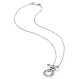 Pandora Stříbrný náhrdelník Double Hoop T 399039C01-45