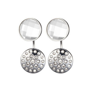 Preciosa Ocelové náušnice Starry Sky s čirými krystaly 7237 00