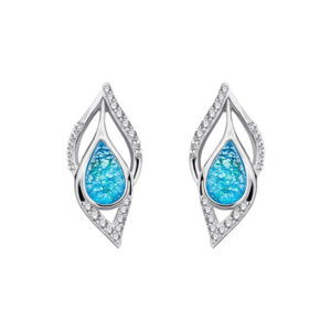 Preciosa Stříbrné náušnice Penna 6104 29