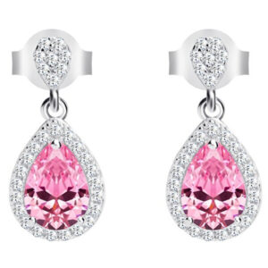 Preciosa Stříbrné náušnice Rosa 5226 69