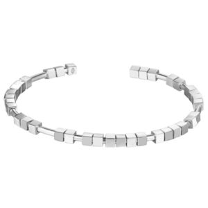 Rosato Pevný stříbrný náramek Cubica RZB030