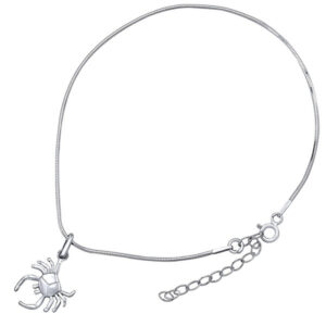 Silvego Stříbrný řetízek na nohu Rak ZT15081104VSW