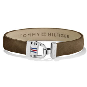 Tommy Hilfiger Hnědý kožený náramek TH2700768