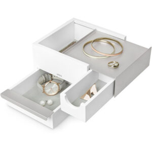 Umbra Šperkovnice STOWIT mini bílá/nikl 1005314670