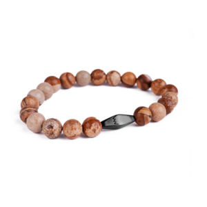 Vuch Slušivý náramek z jaspisu Deenis L (18 - 19 cm)