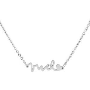 Vuch Stylový náhrdelník s přívěskem Qiara Silver