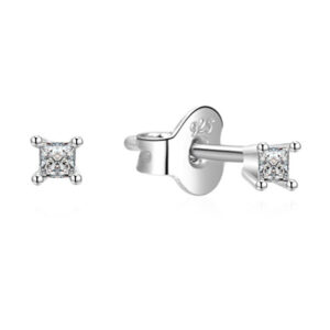 Beneto Stříbrné náušnice se zirkonem AGUP2442