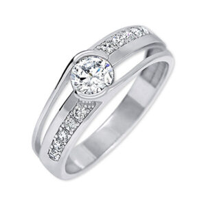 Brilio Silver Moderní stříbrný prsten 426 001 00503 04 59 mm