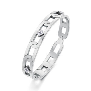 Brosway Elegantní ocelový náramek s krystaly With You BWY19