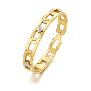 Brosway Elegantní pozlacený náramek s krystaly With You BWY20