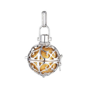 Engelsrufer Stříbrný přívěsek Andělský zvonek se zlatou rolničkou ER-09 16 mm