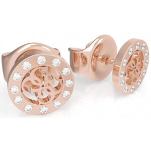 Guess Fashion pozlacené náušnice UBE79035