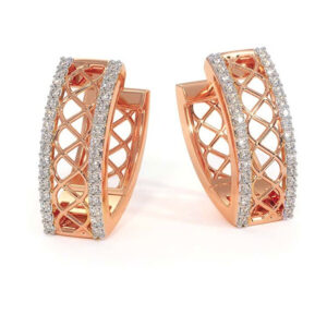 JVD Půvabné bronzové náušnice se zirkony SVLE1074XH2RO00
