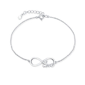 JVD Půvabný stříbrný náramek Nekonečno SVLB0200SH20017