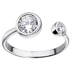 Lotus Silver Elegantní stříbrný prsten s čirými zirkony pro ženy LP1272-3/1