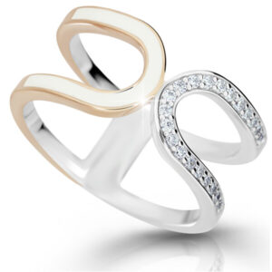 Modesi Moderní stříbrný prsten M11078 56 mm