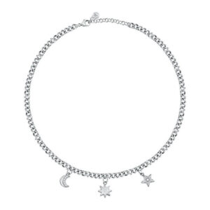 Morellato Hravý ocelový náhrdelník s přívěsky Maia SAUY01