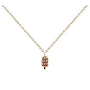 PDPAOLA Pozlacený náhrdelník pro matku i dceru POPSICLE DREAM Gold CO01-235-U (řetízek