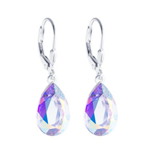 Preciosa Stříbrné náušnice s krystalem Iris 6079 42