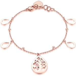 S`Agapõ Ocelový náramek se stromem Rugiada SRU14