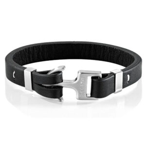 Sector Luxusní kožený náramek s kotvou Bandy SZV12