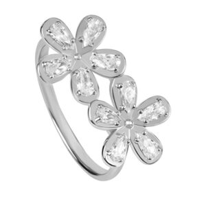 Silver Cat Nádherný stříbrný prsten se zirkony SC299 56 mm