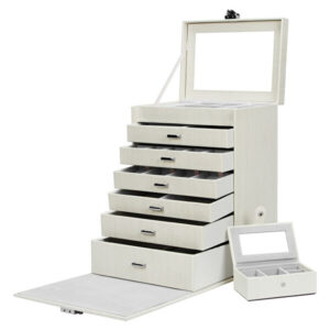 Troli Krásná bílá šperkovnice B32 - SLEVA