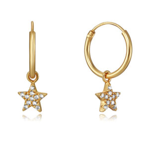 Viceroy Hravé pozlacené náušnice Hvězdičky Popular 7115E100-38