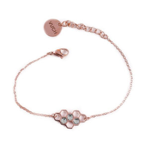 Vuch Designový bronzový náramek Bee Rose Gold