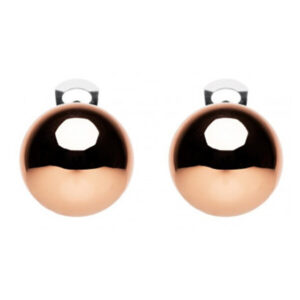 Ballsmania Originální náušnice O154MIRR-GOLD ROSA Mirror