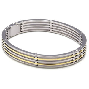 Boccia Titanium Bicolor titanový náramek 0335-02