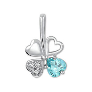 Brilio Silver Stříbrný přívěsek čtyřlístek s krystaly 446 001 00349 04002