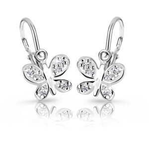 Cutie Jewellery Dětské náušnice z bílého zlata C2748-10-X-2 bílá