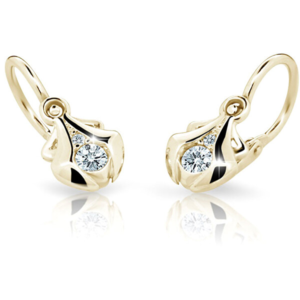 Cutie Jewellery Zlaté dětské náušnice C2224-10-10-X-1