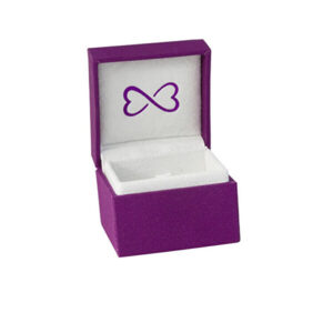 Infinity Love Fialová dárková krabička malá Infinity Love