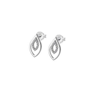 Lotus Silver Třpytivé stříbrné náušnice s čirými zirkony LP1836-4/1