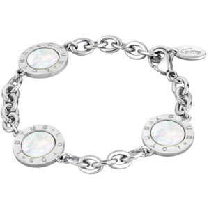 Lotus Style Ocelový náramek s perletí LS1752-2/1