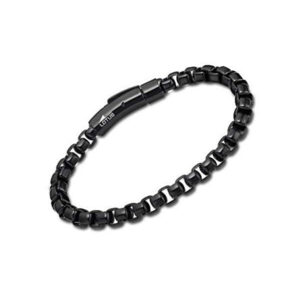 Lotus Style Pánský ocelový náramek Man in Black LS2219-2/1