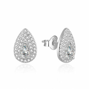 MOISS Elegantní stříbrné náušnice se zirkony E0002419