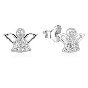 MOISS Půvabné stříbrné náušnice Andílek E0002324