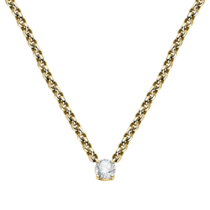 Morellato Originální pozlacený náhrdelník s krystalem Poetica SAUZ30