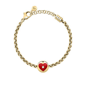Morellato Romantický pozlacený náramek se srdíčkem Drops SCZ1211