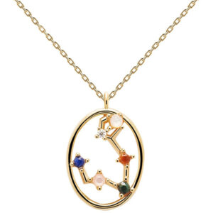 PDPAOLA Originální pozlacený náhrdelník Ryby PISCES CO01-343-U (řetízek