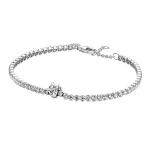 Pandora Hravý stříbrný náramek Minnie Mouse Disney 590107C01 20 cm