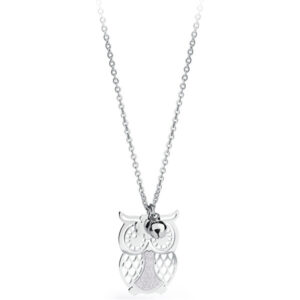 S`Agapõ Stříbrný náhrdelník Sova Gaia SGA04
