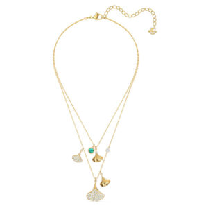 Swarovski Dvojitý pozlacený náhrdelník s přívěsky Stunning 5527079