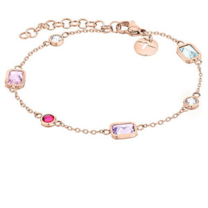 Tamaris Blýštivý bronzový náramek se zirkony TJ-0065-B-21