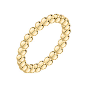 Tamaris Pozlacený kuličkový prsten z oceli TJ-0146-R 56 mm